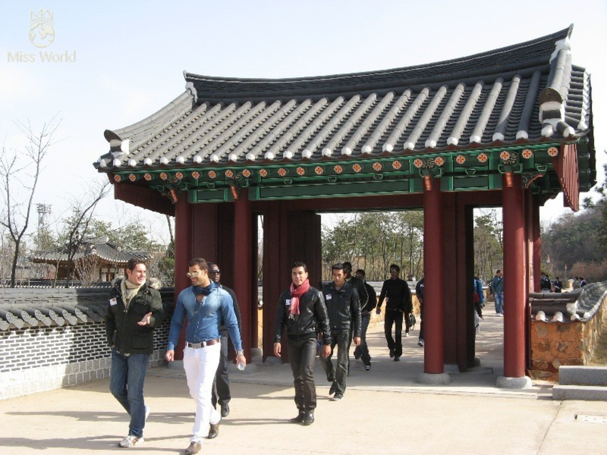 Contestants spend the day in Korea's capital city - Mr World
